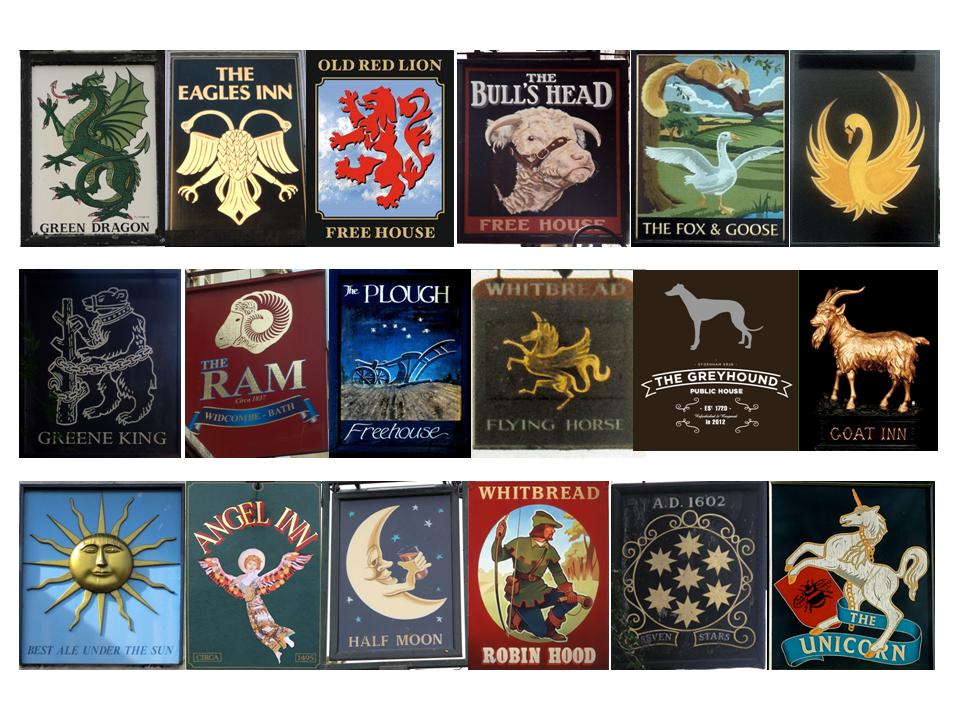 Pub Signs Collage v0.1