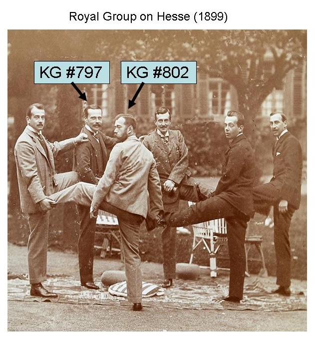 KG797 and KG802 Royal Group on Hesse 1899